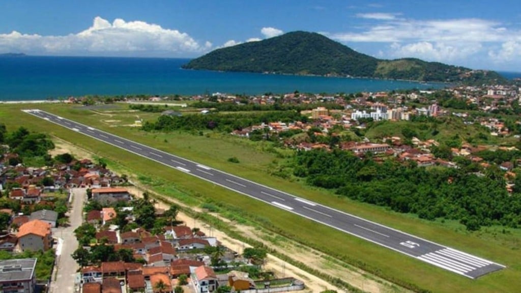 Daesp/Divulgação Aeroporto de Ubatuba