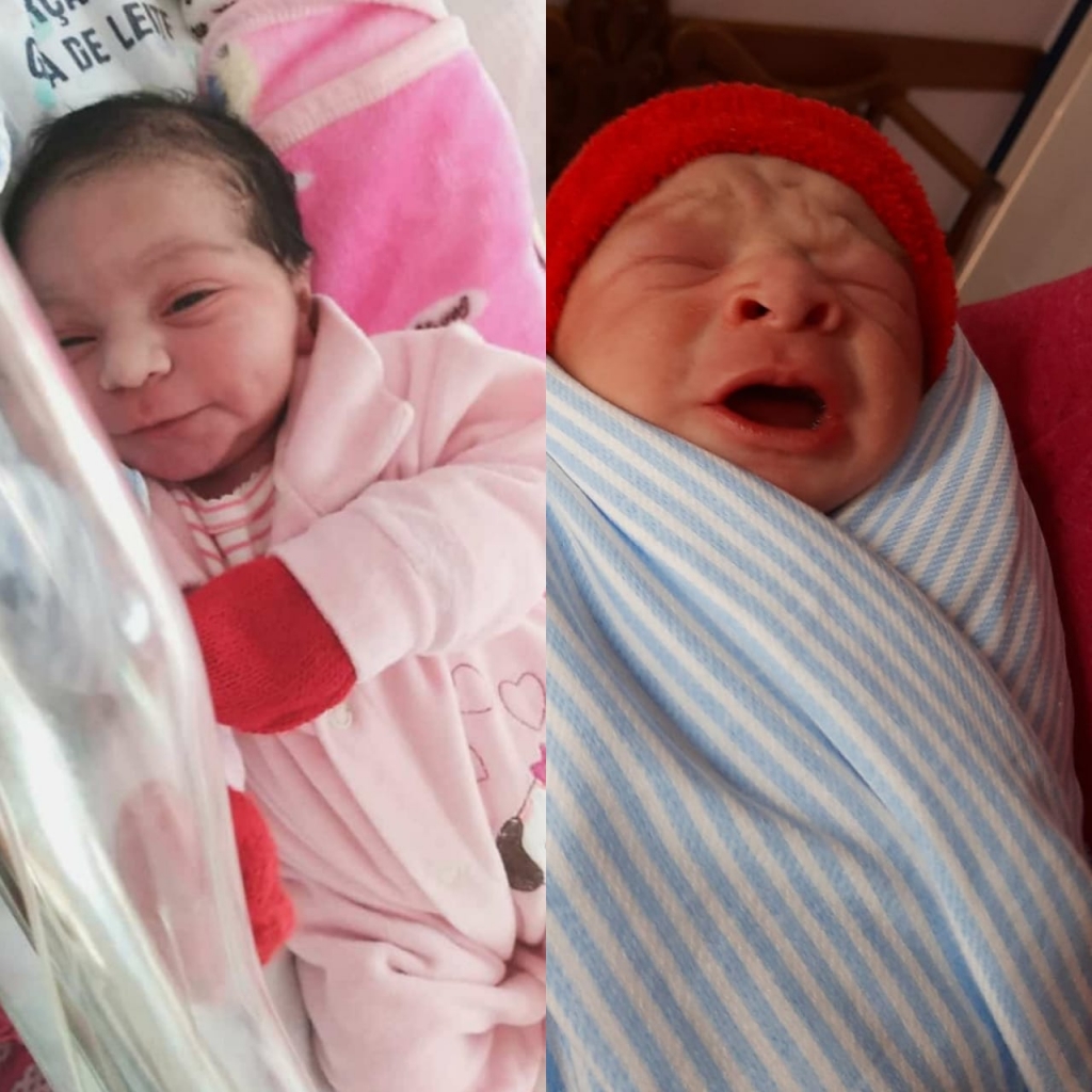 Alana e Theo, nascidos na Maternidade Gota de Leite Alana e Theo, nascidos na Maternidade Gota de Leite