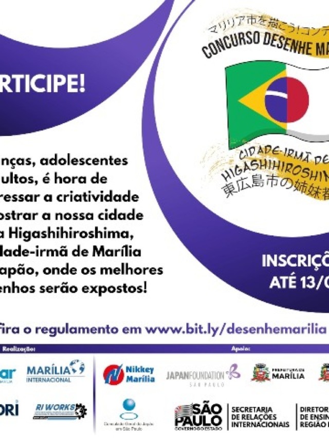 Concurso de desenho da Unimar celebra 113 anos da imigração japonesa