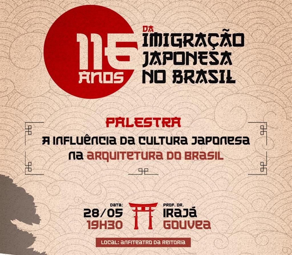 Palestra na Unimar vai mostrar influência japonesa na arquitetura e celebrar imigração