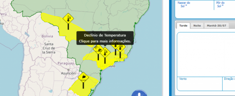 Meteorologia põe Marília em alerta para ventos e queda de temperaturas