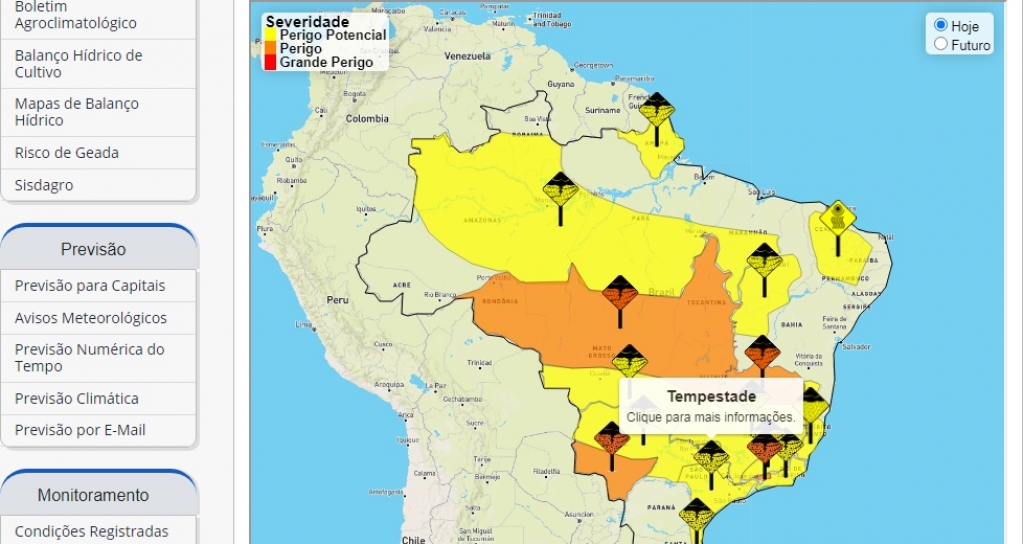 Meteorologia projeta chuva e queda de temperatura em Marília e região