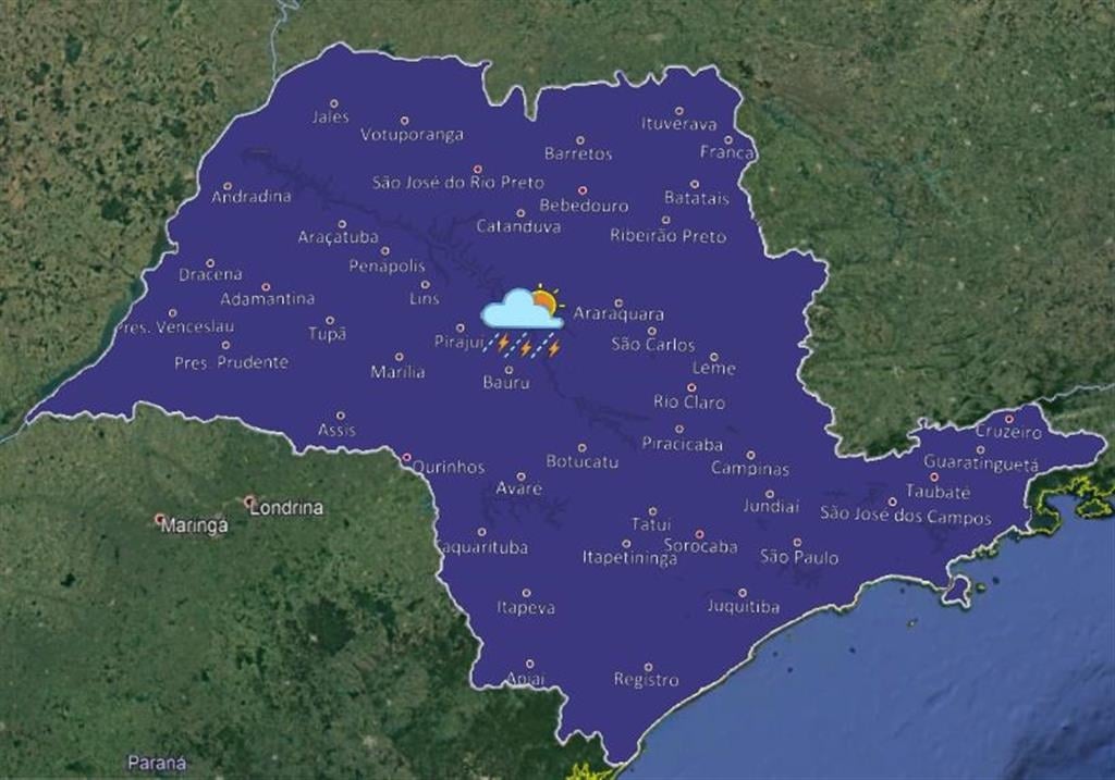 Meteorologia aponta sábado com baixa umidade, domingo com nuvens e até chuva