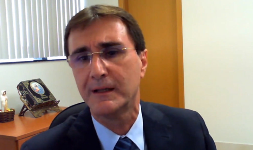 Promotor Isauro Pigozzi, entrevista pelo canal oficial do Ministério Público no Estado – Reprodução Promotor Isauro Pigozzi, entrevista pelo canal oficial do Ministério Público no Estado – Reprodução