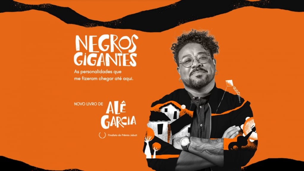 Alê Garcia lança livro 'Negros Gigantes'