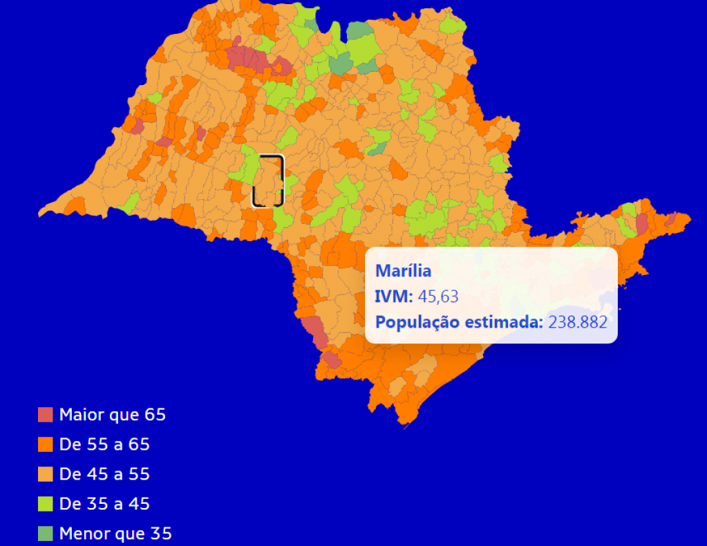 Vulneráveis - Índice mostra risco de municípios para Covid, compare cidades