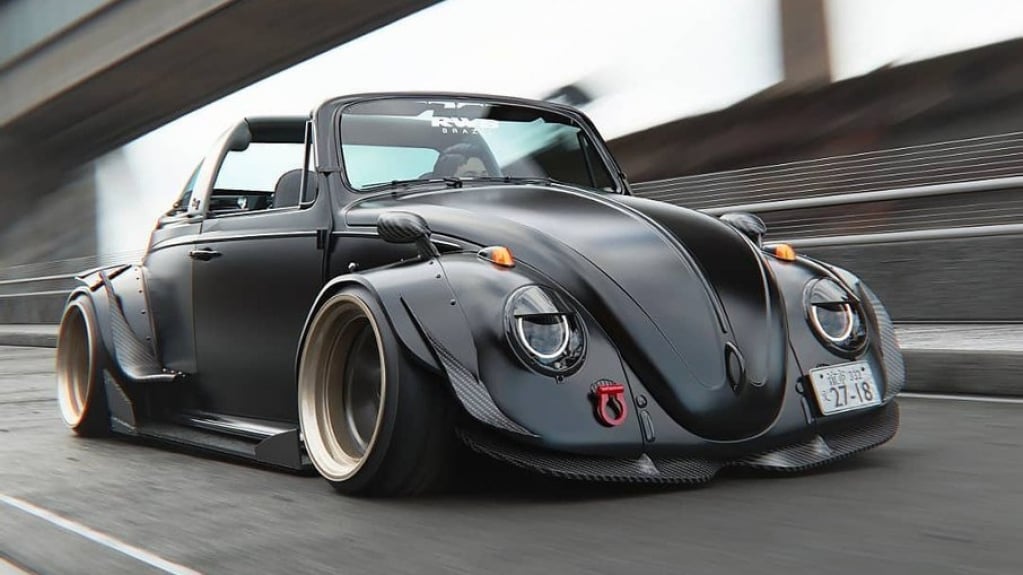 VW Fusca virtual customizado por brasileiro faz sucesso nas redes sociais