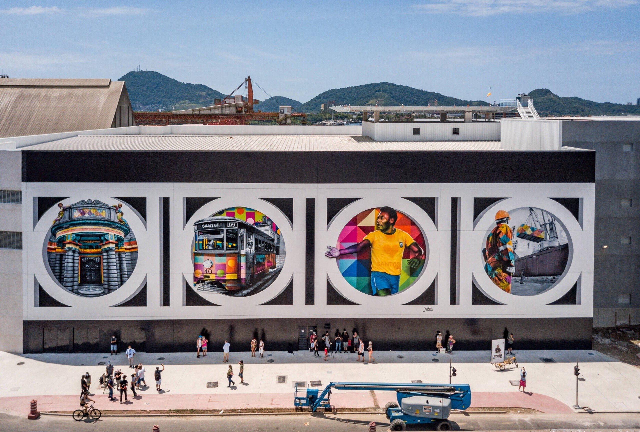 Mural Coração Santista. Foto: Martin Lima 