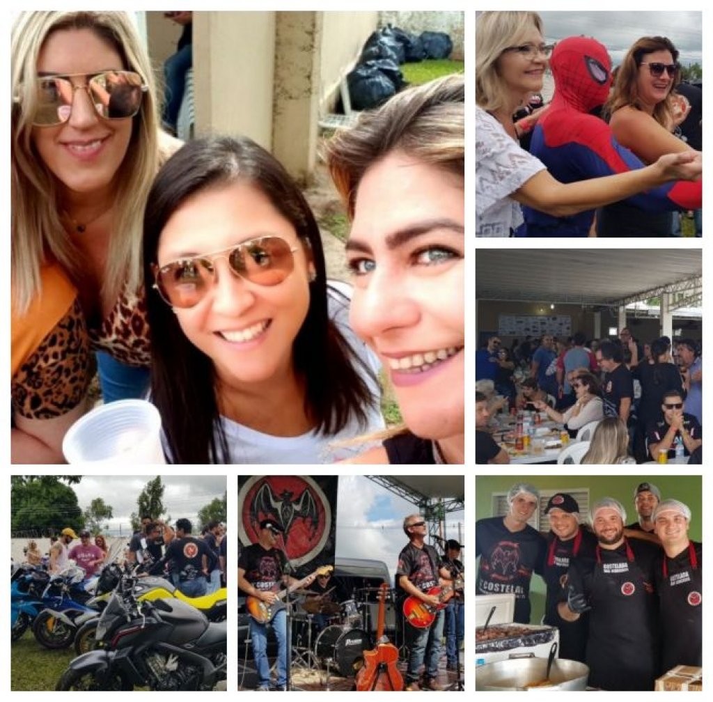 Murcegos Moto Clube faz Costelada com ação comunitária e grande público