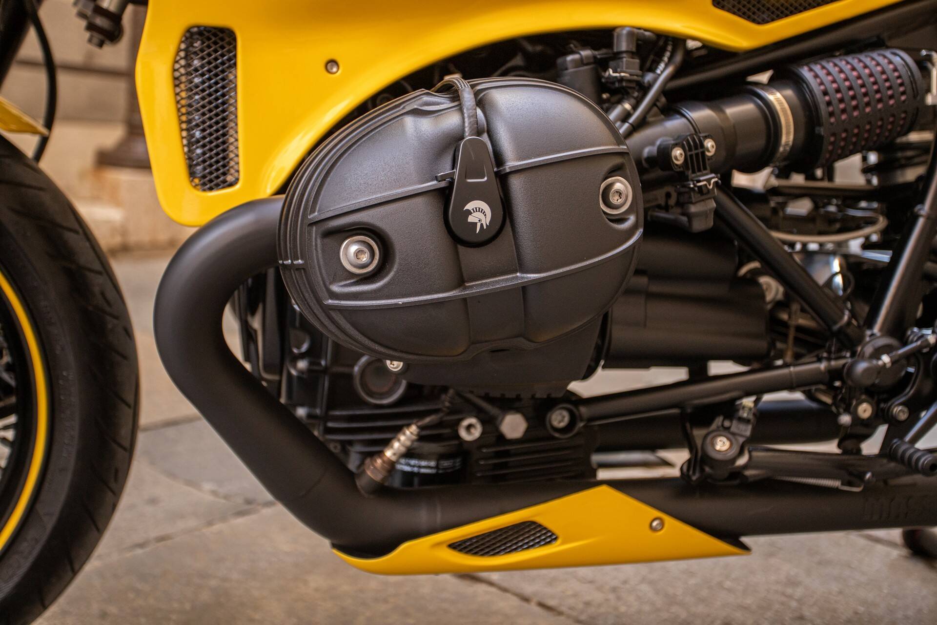 BMW R nineT Racer Bullet ‘Transformer Bumblebee’ . Foto: Divulgação