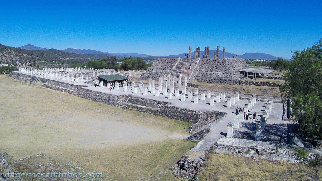 Ruínas Tula, no México. Foto: Viagens e Caminhos