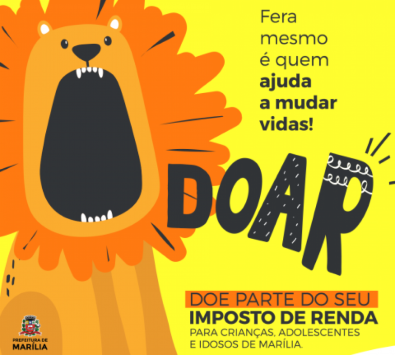 Campanha em Marília incentiva doação de IR para entidades; veja como