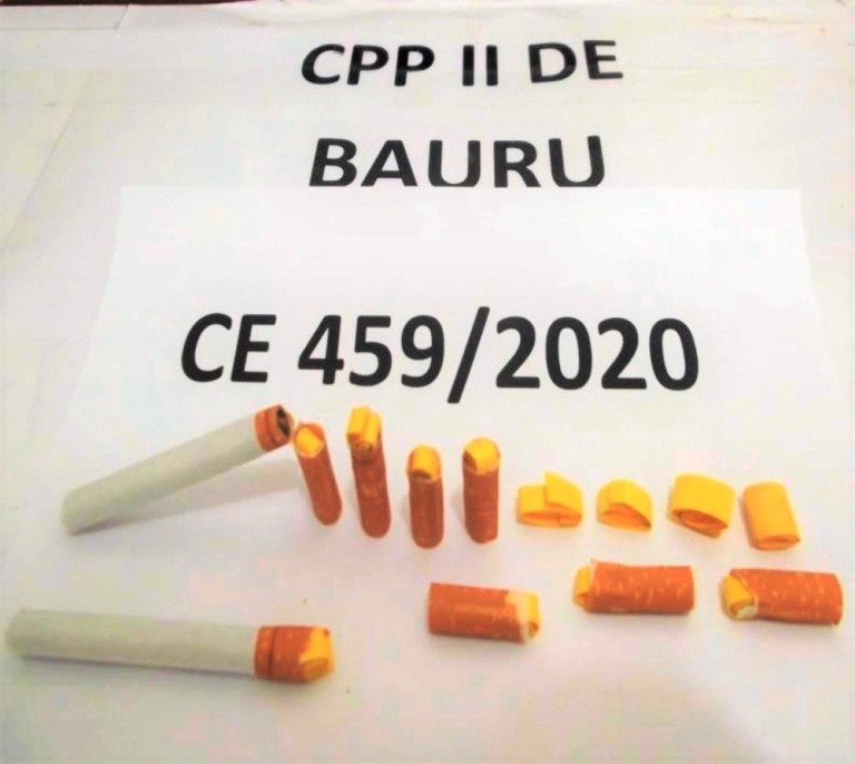 Cresce apreensão de maconha sintética em presídios e Bauru lidera casos