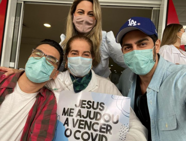 Sara Nemer deixa hospital em São Paulo – foto:Arquivo Pessoal/Jonathan Nemer