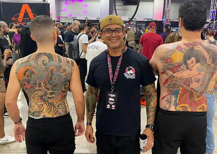 03/10/2023, Bruno Freitas, tatuador brasileiro vence maior prêmio de tatuagem dos Estados Unidos. Foto: Arquivo pessoal
