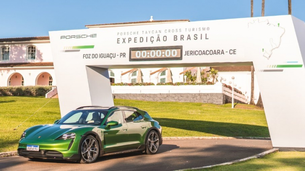 Porsche Taycan 4 Cross Turismo faz expedição de mais de 9.000 km no Brasil