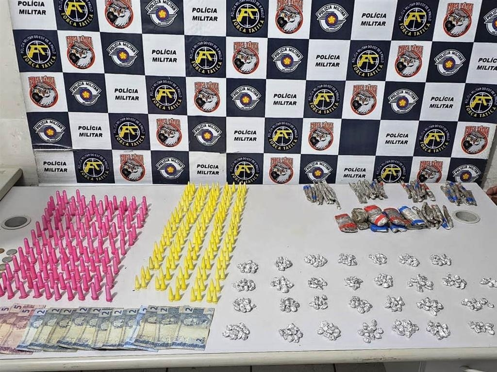 PM apreende 623 porções de drogas em Marília; casos também em Garça e Tupã