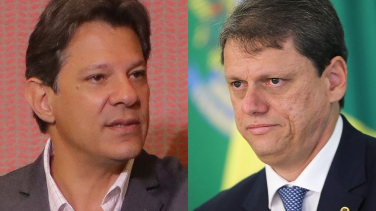 Começa o debate entre Haddad e Tarcísio, candidatos ao governo de SP