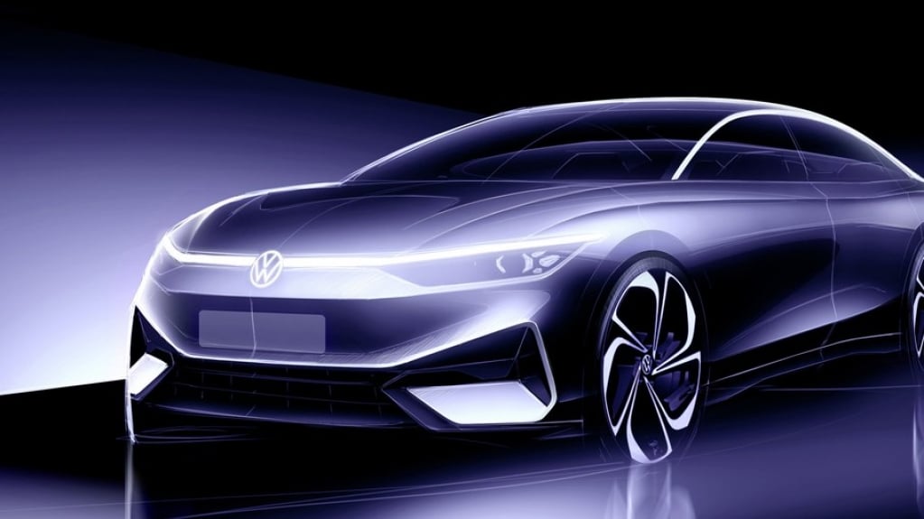 VW revela esboço de novo protótipo de sedã elétrico ID.Aero