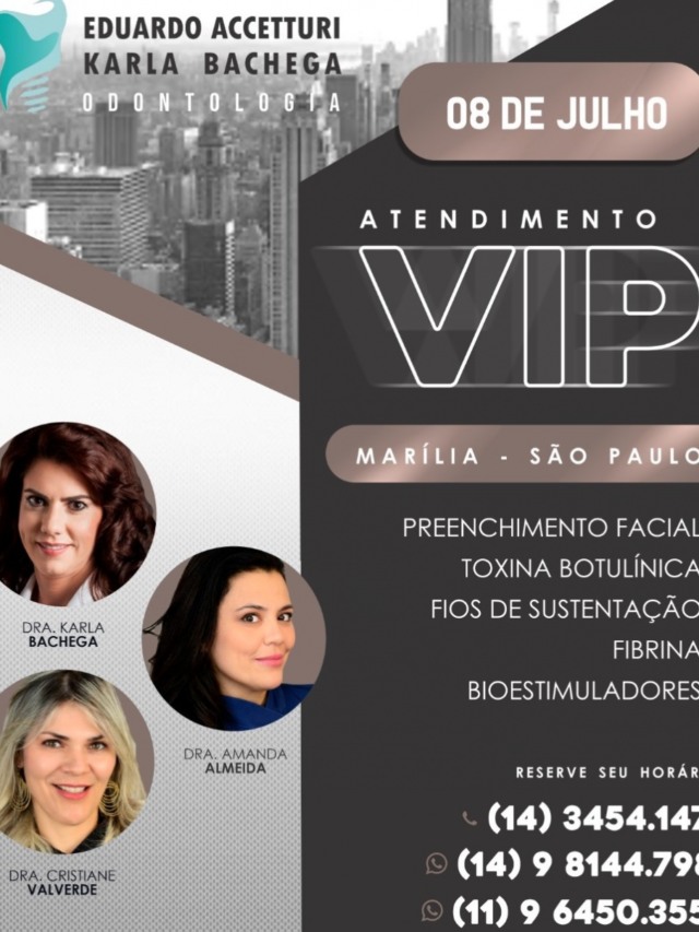 Clínica faz dia de atendimento VIP em harmonização facial em Marília, agende