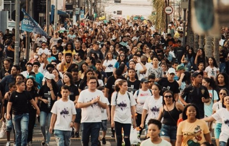 Marcha para Jesus terá arrecadação de alimentos e show neste sábado