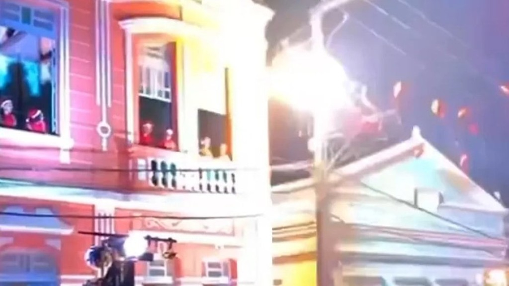 Vídeo: evento 'Natal Iluminado' causa apagão em Serraria, na Paraíba