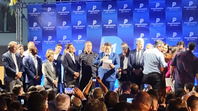 João Revedilho/Portal iG Arthur Lima se filia ao Progressistas em evento ao lado de Tarcísio e Ciro Nogueira