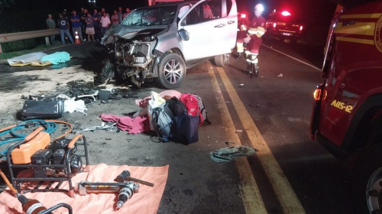 Quatro mulheres morrem em acidente na BR-163; PRF acha bebida no carro