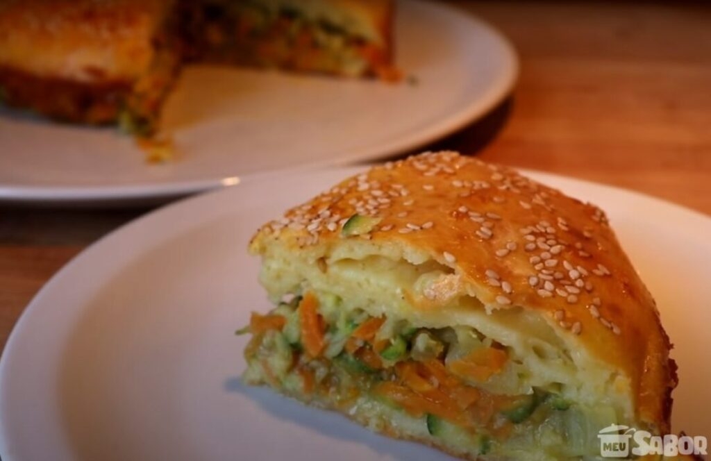 Você nunca comeu uma torta magnífica igual a essa! Torta de legumes!