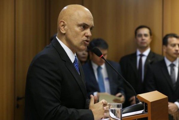 Ministro Alexandre de Moraes em coletiva sobre as prisões – Agência Brasil