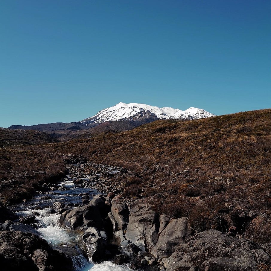 Vista para o Vulcão Taupo, no Tongariro National Park, na Nova Zelândia.. Foto: Reprodução/Instagram 26.01.2023