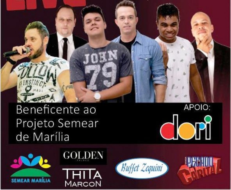 Banda faz live com arrecadação para Projeto Semear em Marília neste sábado