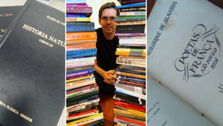 Tem livro antigo aí? Auditor coleciona livros em Marília, relata descobertas e busca obras