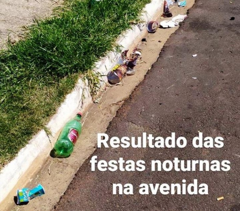 Avenida tem aglomeração e festa à noite, sujeira pela manhã e queixas; assista