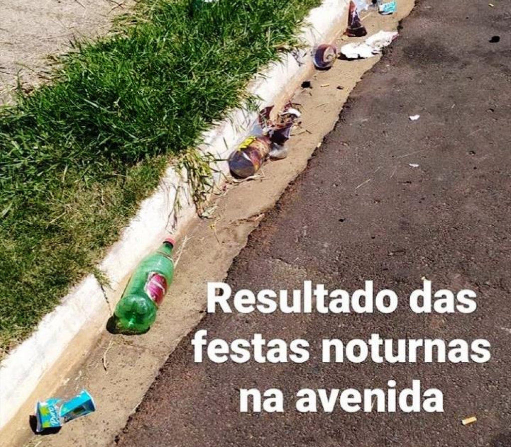 Avenida tem aglomeração e festa à noite, sujeira pela manhã e queixas; assista