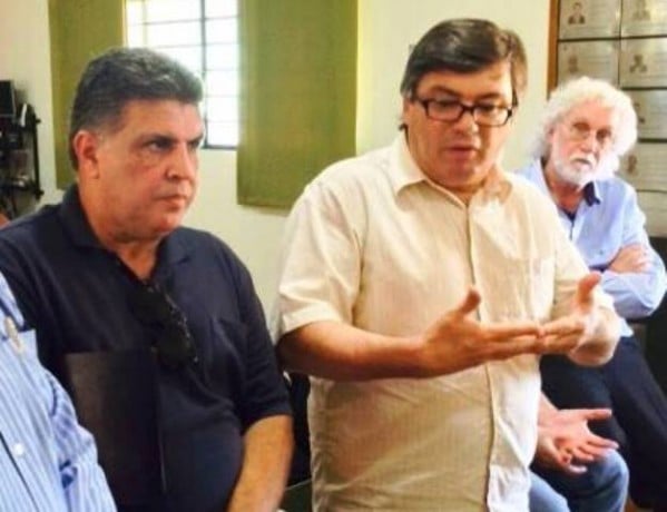 Vicente Moraes, interino na Emdurb, com prefeito Daniel Alonso – Reprodução