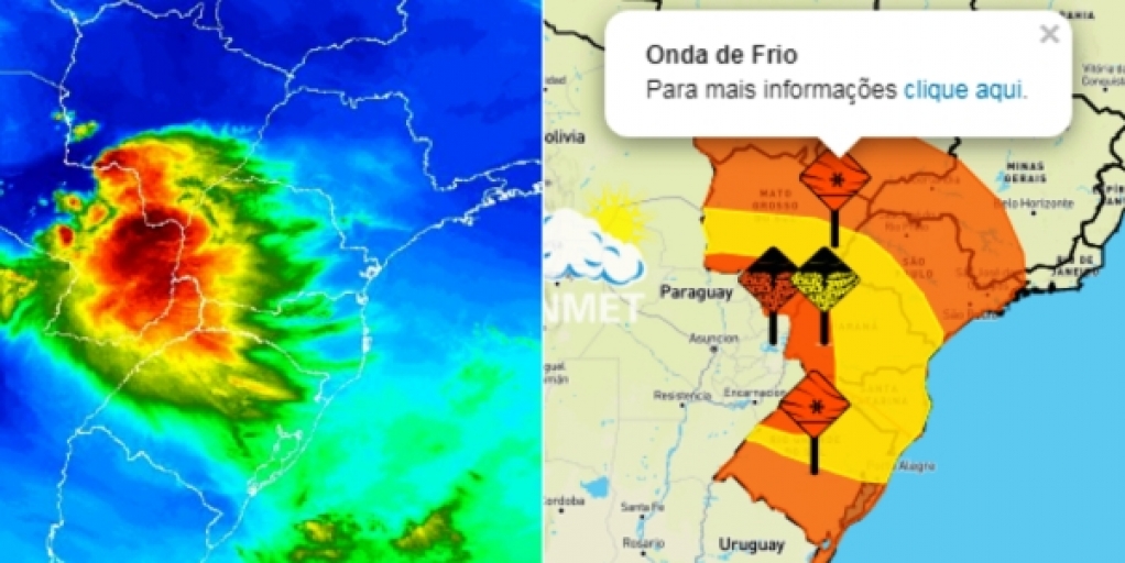 Frente fria chega neste domingo; semana terá onda de frio e risco de geadas