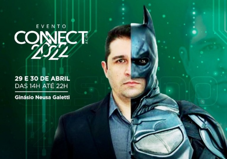 Acim tem ingressos gratuitos para megaevento com Batman do Brasil, astronauta e mais palestras