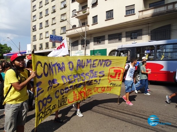 Cidade terá novo protesto contra tarifa de ônibus na quinta