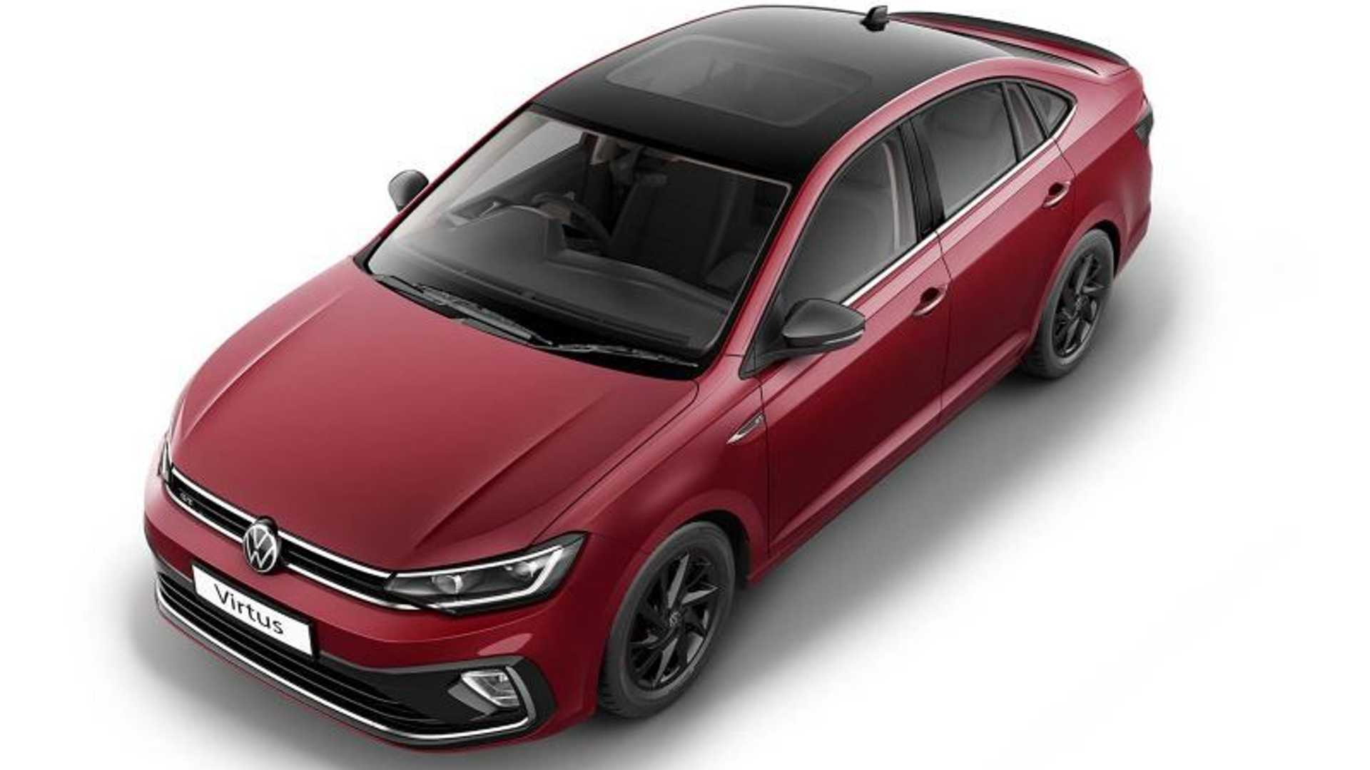 Novo VW Virtus, lançado na Índia. Foto: Divulgação