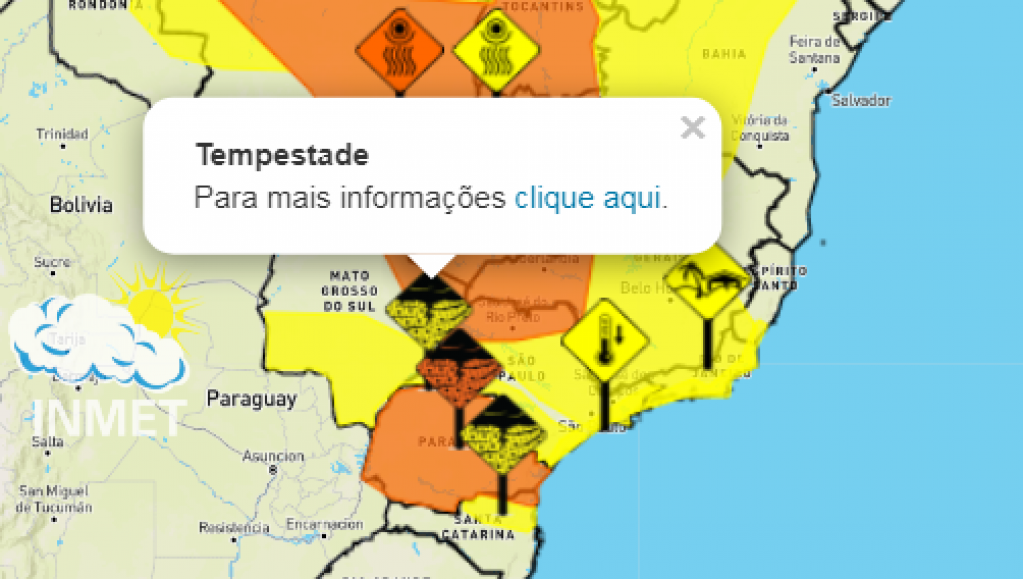 Marília e região têm alerta para risco de tempestade após onda de calor