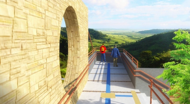 Praça Mirante, projeto de turismo que aguarda verbas do estado em Marília