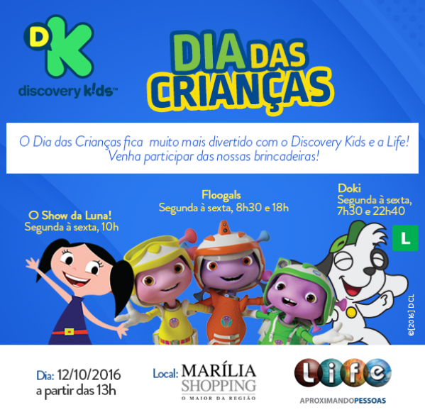 Dia das Crianças mais divertido com Discovery Kids e a Life