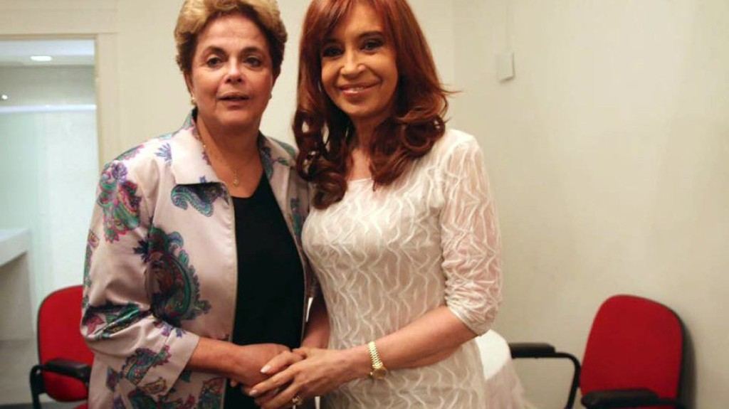 Dilma manifesta apoio a Cristina Kirchner, que pode ser presa