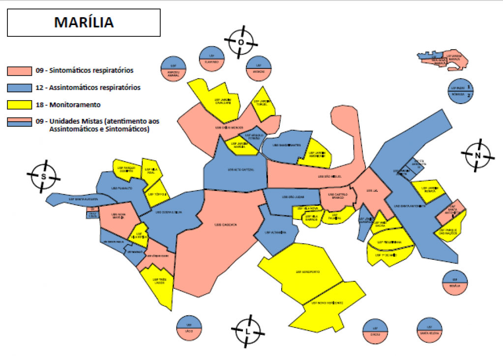 Saúde reestrutura rede municipal para atender coronavírus; veja mapa