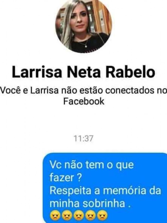 Fakes usam estudante morta em crime bárbaro na região e revoltam