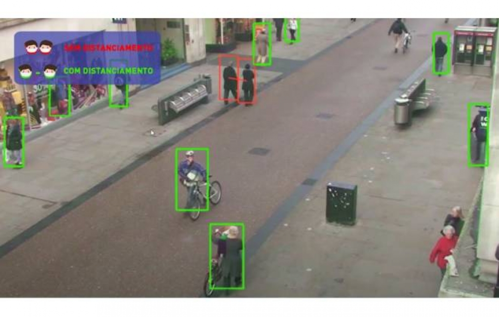 Dupla de Garça cria sistema para monitorar uso de máscaras nas ruas