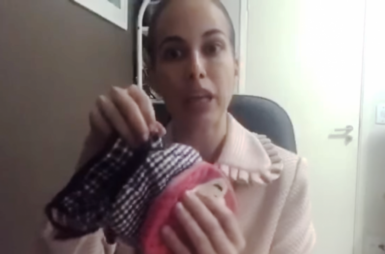 Enfermeira orienta uso e limpeza de mascaras de tecido; assista