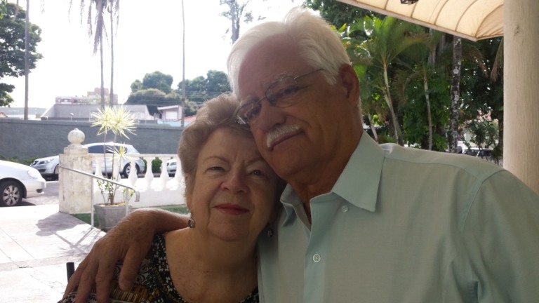 Maura Flaitt e o marido, Antonio Sanches