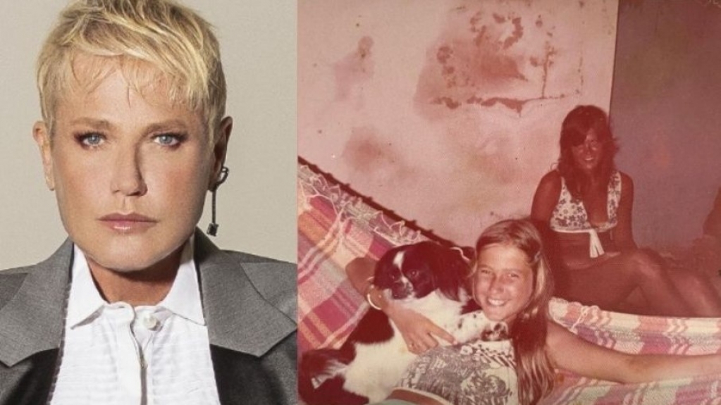 Xuxa mostra fotos de infância e antiga casa: "Olha o detalhe da infiltração"
